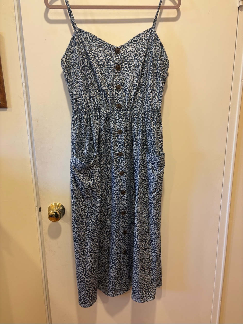 Smocked Tube Top in Light Blue